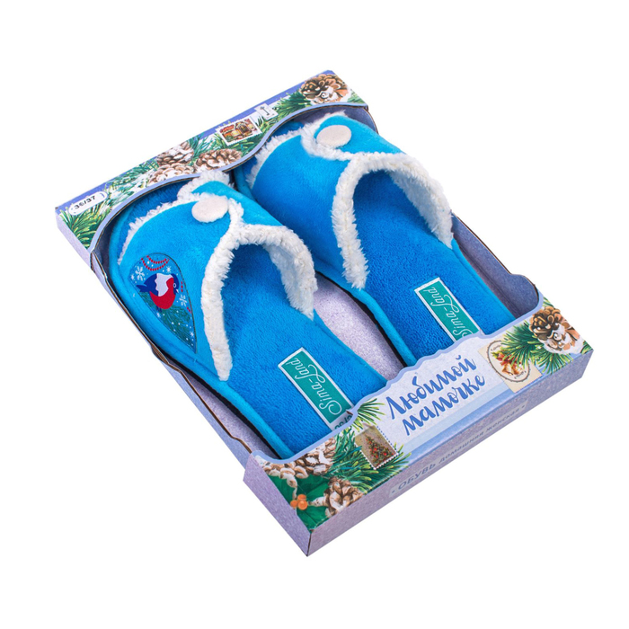 Обувь домашняя женская "Мамочке", размер 36/37