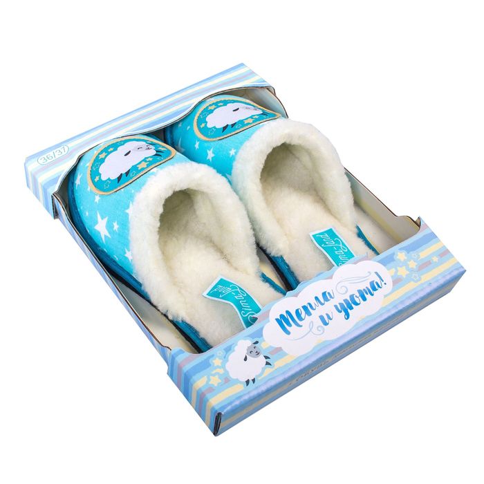 Обувь домашняя женская "Тепла и уюта", размер 36/37