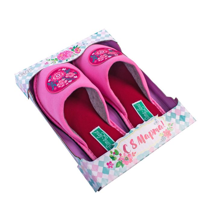 Обувь домашняя женская "С 8 марта", размер 36/37