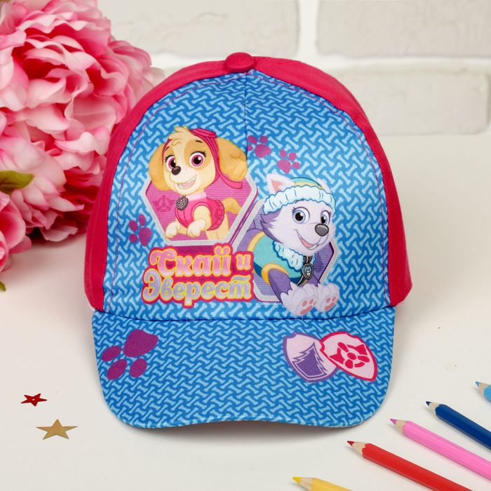 Щенячий патруль. Кепка детская "Скай и Эверест" р-р 52-54 3-7 лет