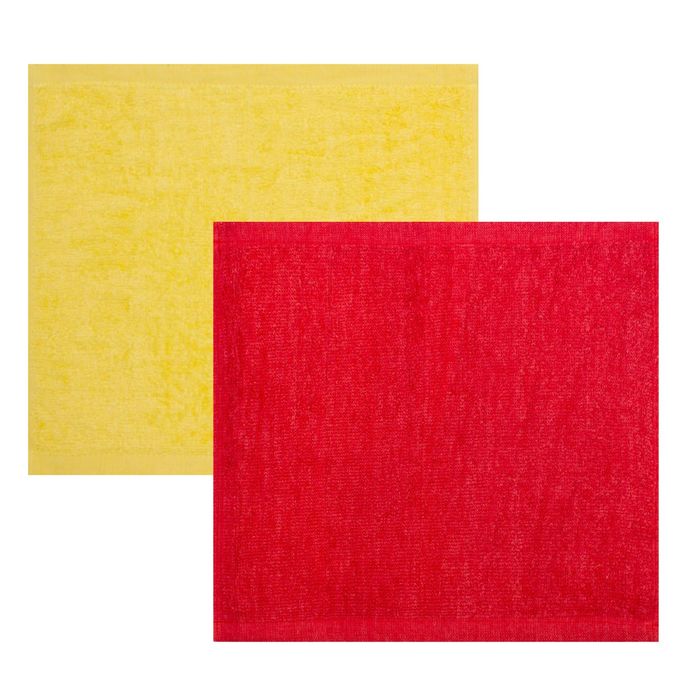 Наб. полотенец в корз. Collorista "Символ года" 30х30 см-2 шт, 100% хлопок, 300 гр/м2