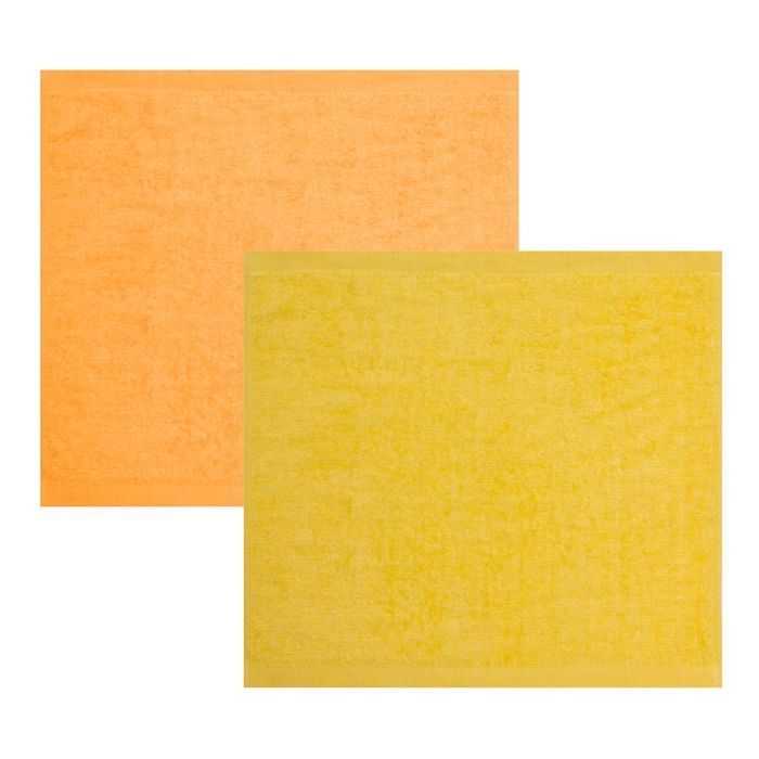 Наб. полотенец в корз. Collorista "Тепла и уюта" 30х30 см-2 шт, 100% хлопок, 300 гр/м2