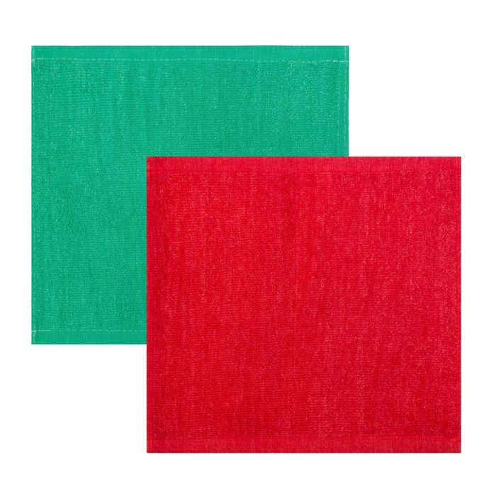 Наб.полотенец в корзинке Collorista "Домик" 30х30 см - 2 шт., хлопок 1486050