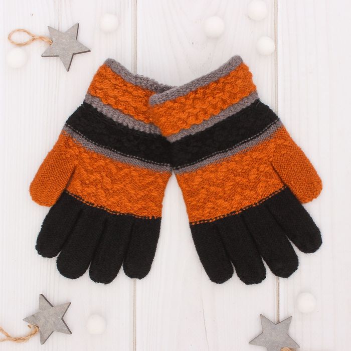 Перчатки шерстяные для мальчиков Collorista "Арни", размер 14 (р-р произв. 16*7 см)