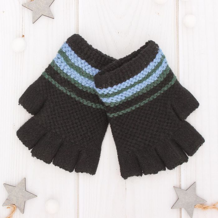 Митенки шерстяные для мальчиков Collorista "Альф", размер 14 (р-р произв. 16*7 см)