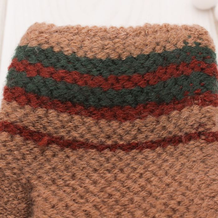 Митенки шерстяные для мальчиков Collorista "Барт", размер 14 (р-р произв. 16*7 см)