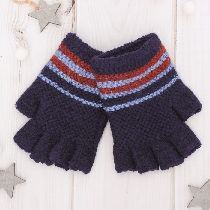 Митенки шерстяные для мальчиков Collorista "Арни", размер 14 (р-р произв. 16*7 см)