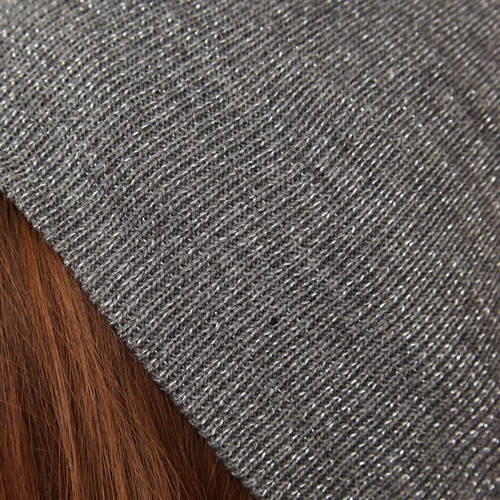 Шапка демисезонная с помпоном, размер 52-54, цвет тёмно-серый