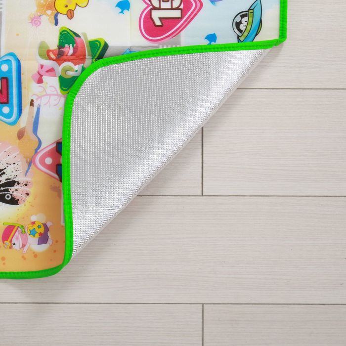 Коврик детский на фольгированной основе «Дороги», размер 180х120 см