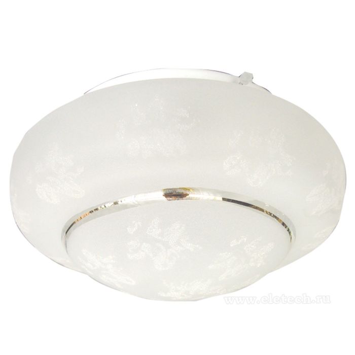 Светильник настенно-потолочный "Морозко" 1 лампа Е27 100W матовый 26х26х12,7