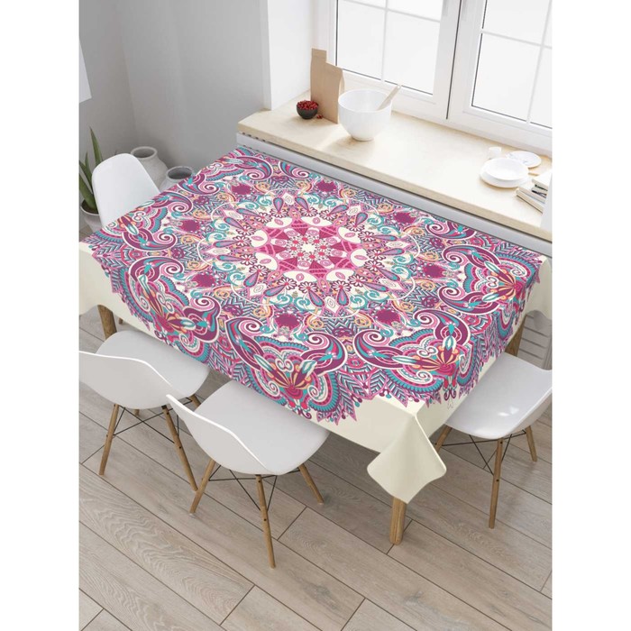 Скатерть с фотопринтом 120х145 см, 100% полиэстер