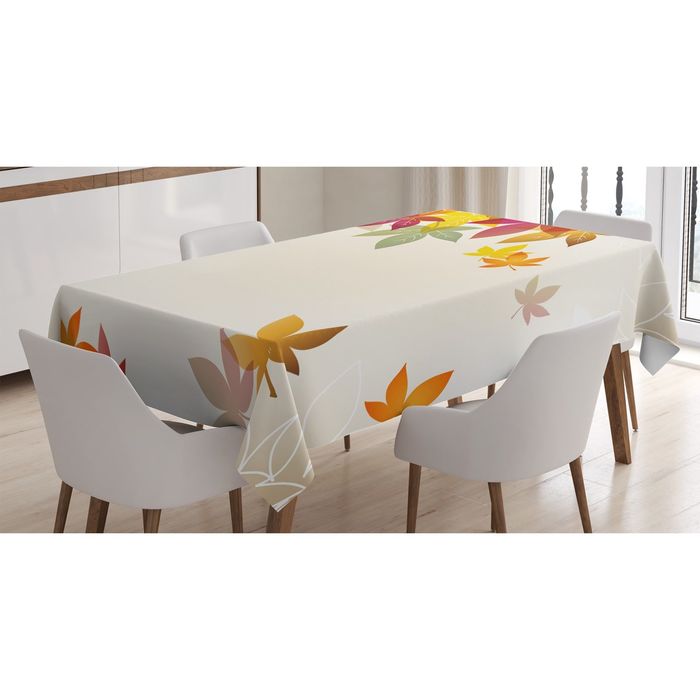 Скатерть с фотопринтом 180х145 см, 100% полиэстер