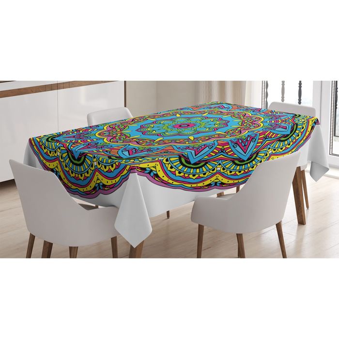 Скатерть с фотопринтом 180х145 см, 100% полиэстер