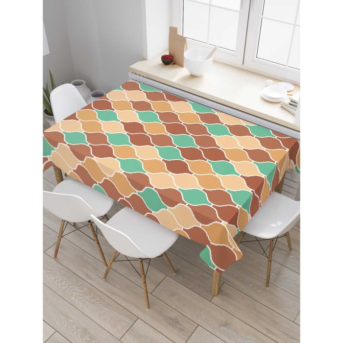 Скатерть с фотопринтом 180х145 см, 100% полиэстер