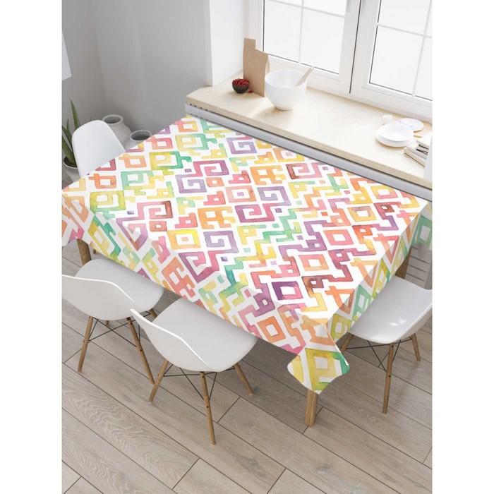 Скатерть с фотопринтом 180х145 см, 100% полиэстер