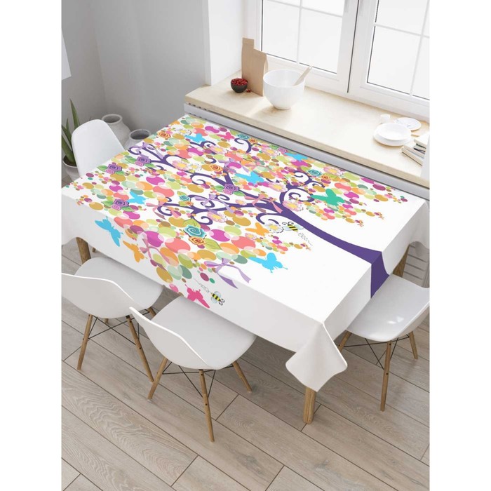 Скатерть с фотопринтом 180х145 см, 100% полиэстер