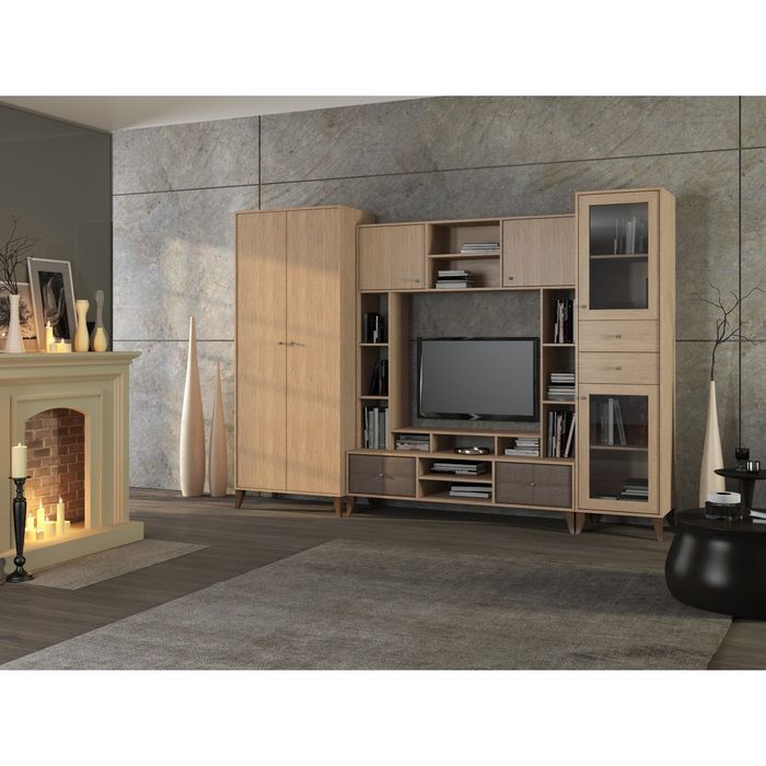 Шкаф для одежды Квадро Дуб сонома