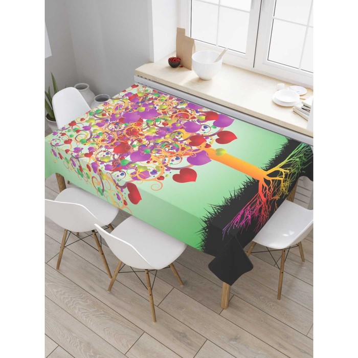 Скатерть с фотопринтом 180х145 см, 100% полиэстер