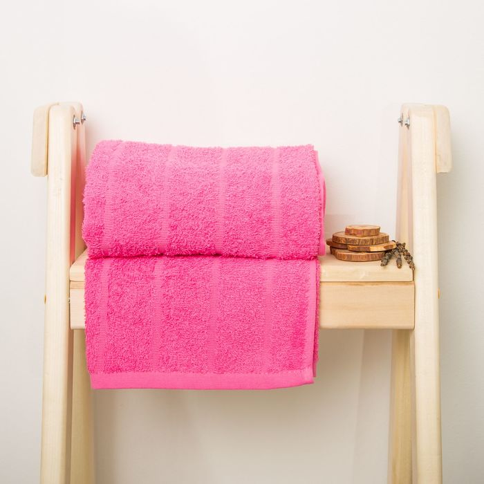 Полотенце махровое Spany Road цв.розовый 50х90, 300г/м, хл100%