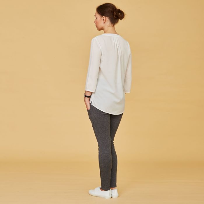 Легинсы тёплые для беременных (высокие), размер 46-48 (ХL), цвет серый