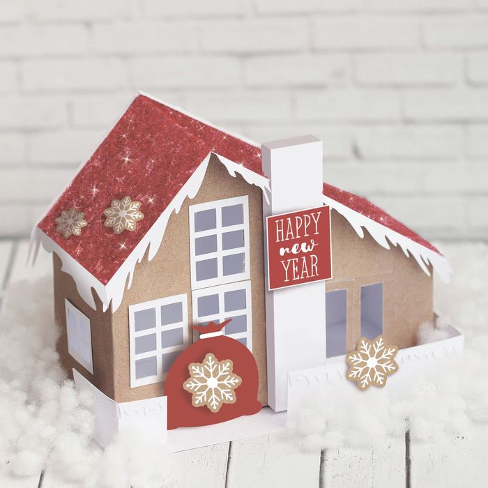 Домик новогодний «Family tradition», набор для создания, 29,5 × 29,5 см