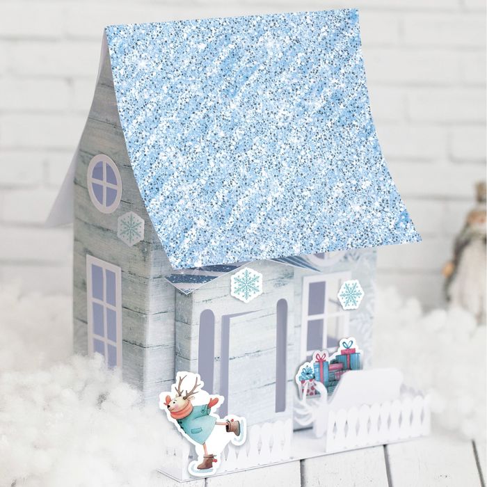 Домик новогодний «Сказка у порога», набор для создания, 29,5 × 29,5 см