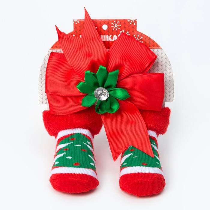 Набор детский Крошка Я "Новогодний" 3-12 мес, 100% хлопок