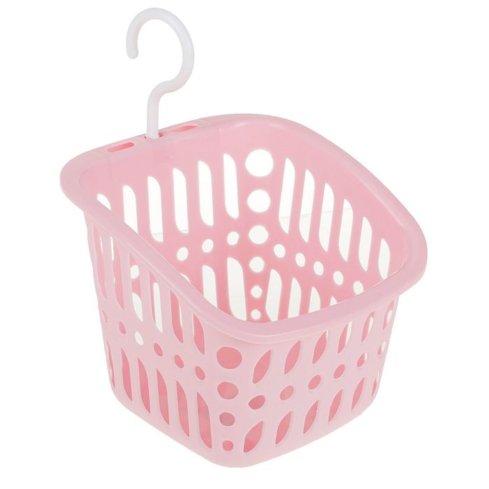 Корзина для хранения с крючком, цвет МИКС