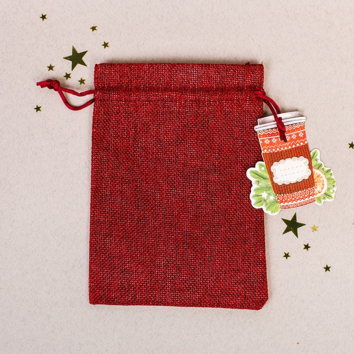 Мешочек подарочный «Тёплых мгновений», 13 х 18 см