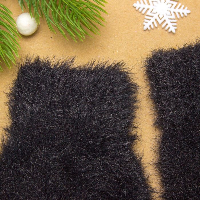 Перчатки женские "Самира", размер 16 (р-р произв. 20*8 см), цвет чёрный