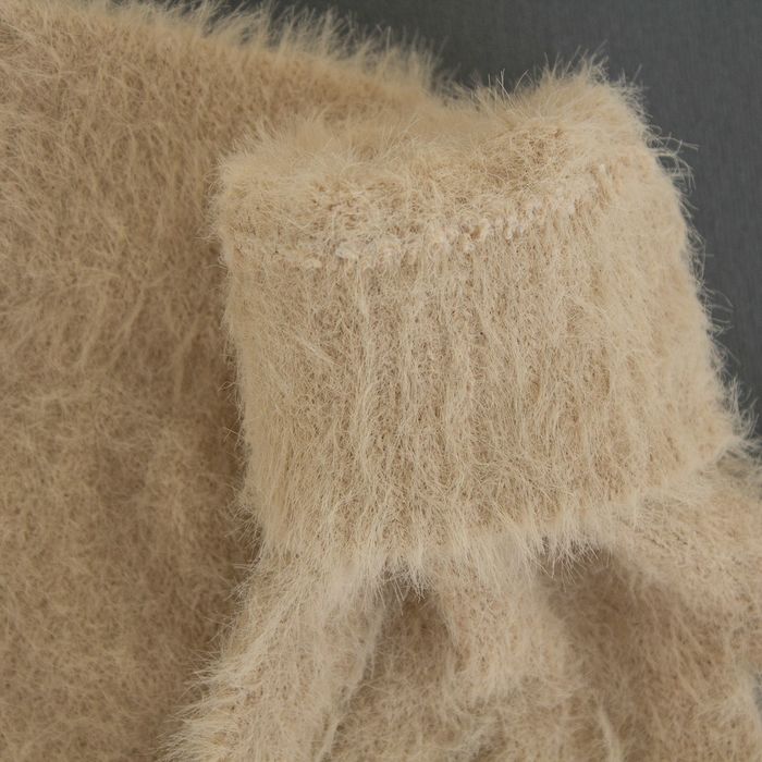 Перчатки женские "Самира", размер 16 (р-р произв. 20*8 см), цвет бежевый