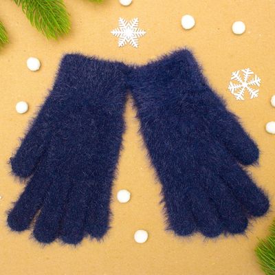 Перчатки женские "Самира", размер 16 (р-р произв. 20*8 см), цвет фиолетовый