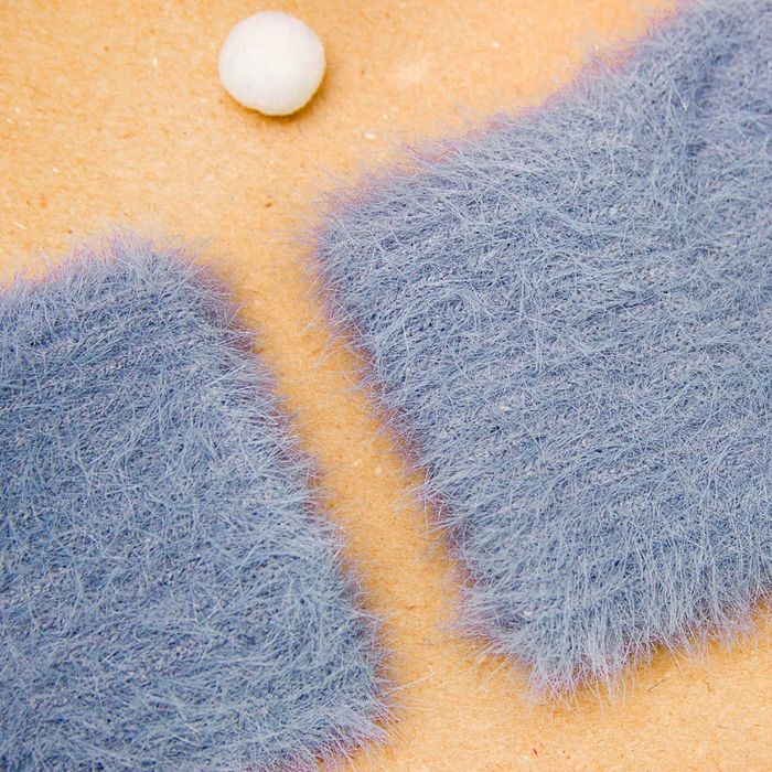 Перчатки женские "Самира", размер 16 (р-р произв. 20*8 см), цвет серый