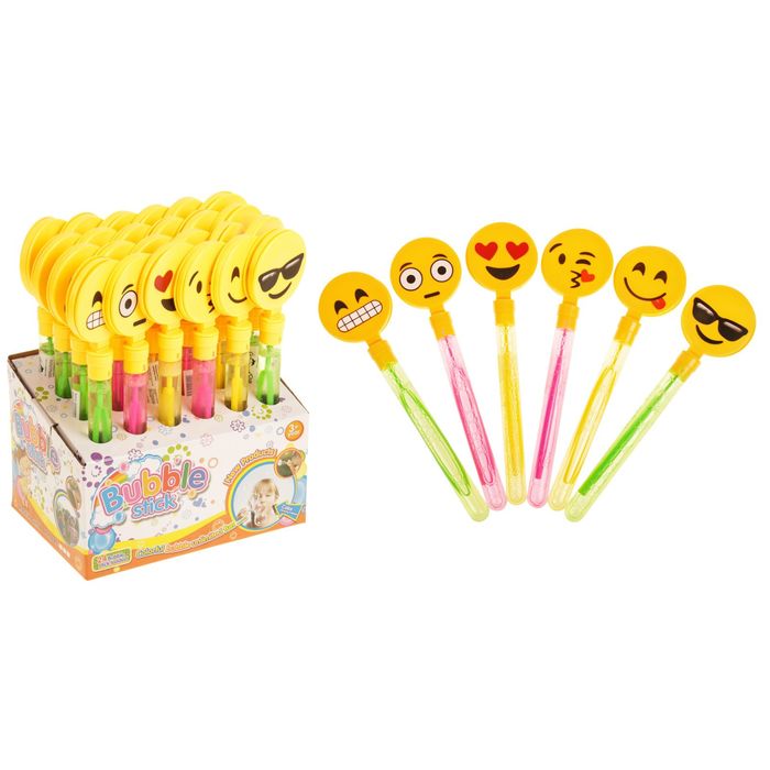 Мыльные пузыри "Крутой смайл" трещётка, МИКС