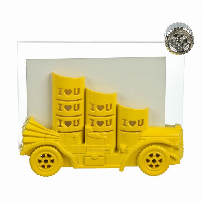 Фоторамка пластик 10х15 см "Автомобиль с откидным верхом" МИКС 15х14х8 см