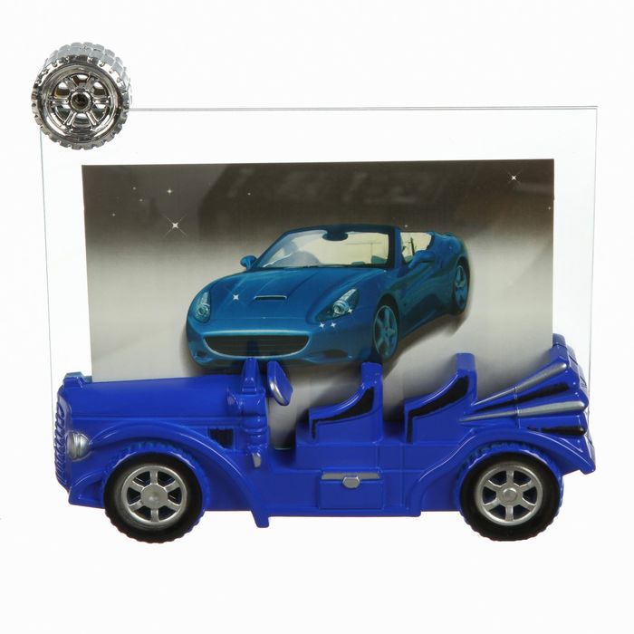 Фоторамка пластик 10х15 см "Автомобиль с откидным верхом" МИКС 15х14х8 см