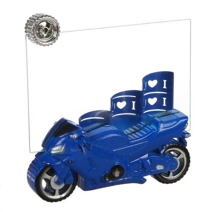 Фоторамка пластик 10х15 см "Спортивный мотоцикл" МИКС 15х14х8 см