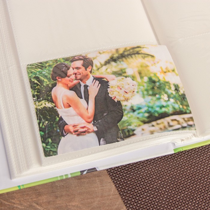 Фотоальбом 200 фото 10х15 см "Свадебный альбом" 26,5х17,5х5 см