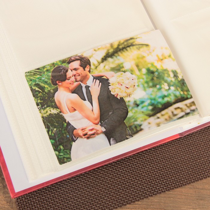 Фотоальбом 200 фото 10х15 см "Мои воспоминания, красные розы" 26,5х17,5х5 см