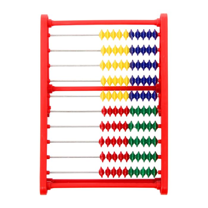 Счеты на подставке №4, цвета МИКС