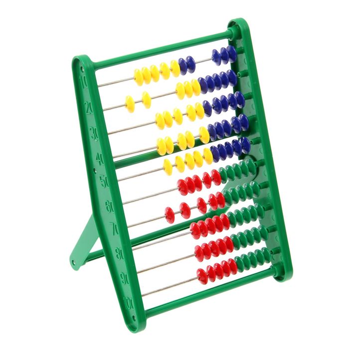 Счеты на подставке №4, цвета МИКС
