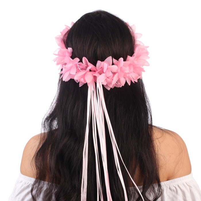 Гавайский венок, цвет розовый