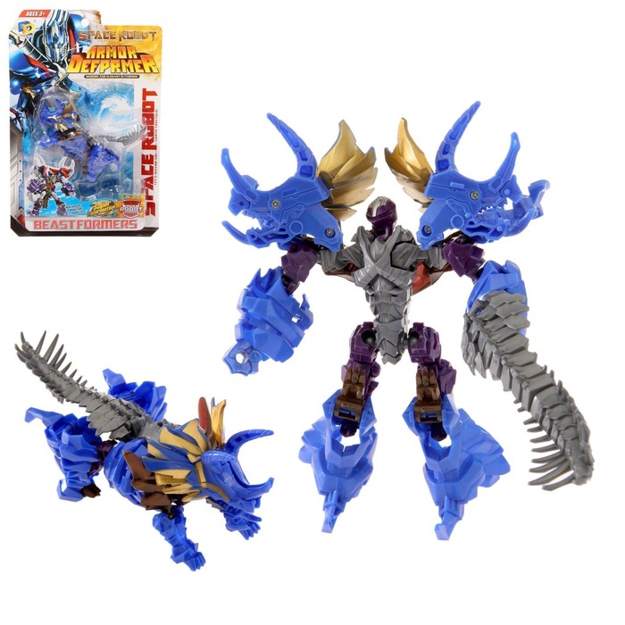 Робот-трансформер «Динобот», цвета МИКС