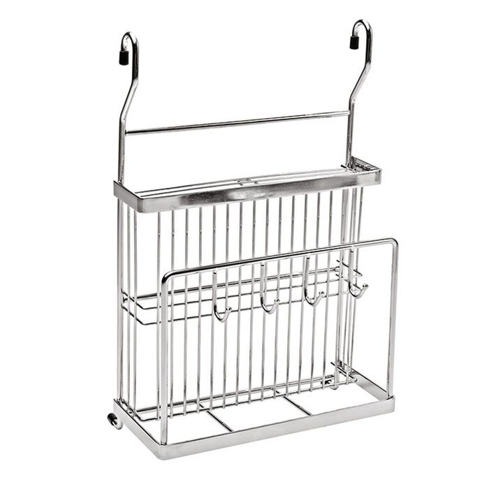 Держатель для разделочной доски и ножей с крючкам