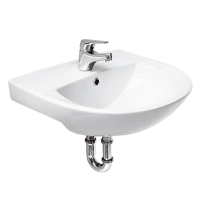 Раковина "President", цвет белый, ширина 60 см, с 1 центральным отверстием