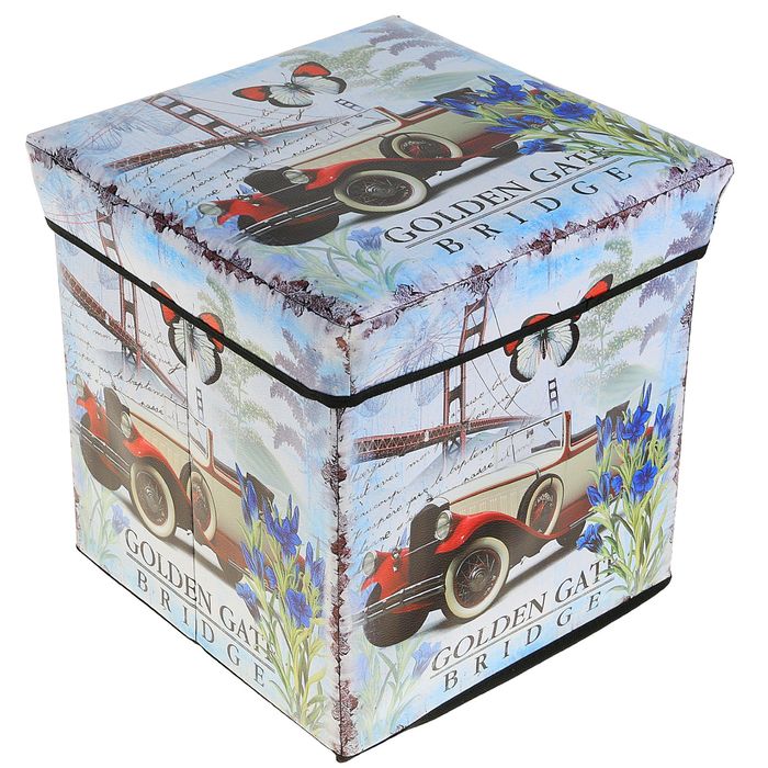 Пуф складной 30х30х30см "Мост"