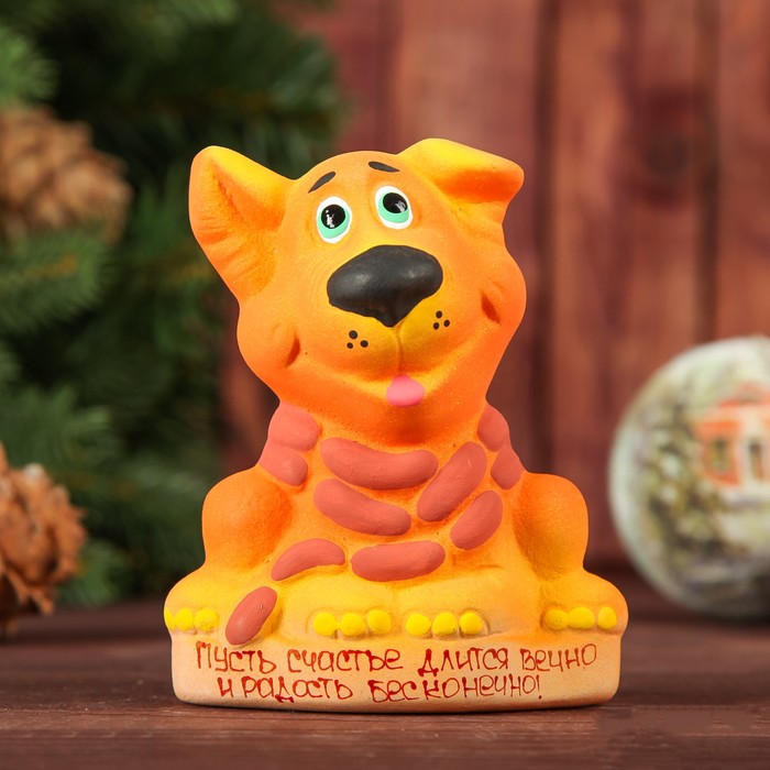 Сувенир "Рекс", рыжий 9 × 5 × 11 см