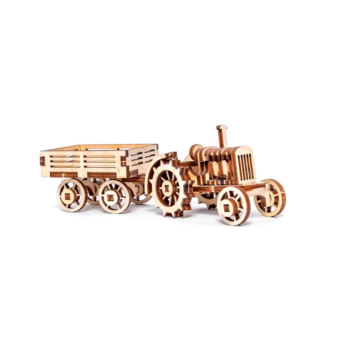 Конструктор "Ретро трактор с тележкой"