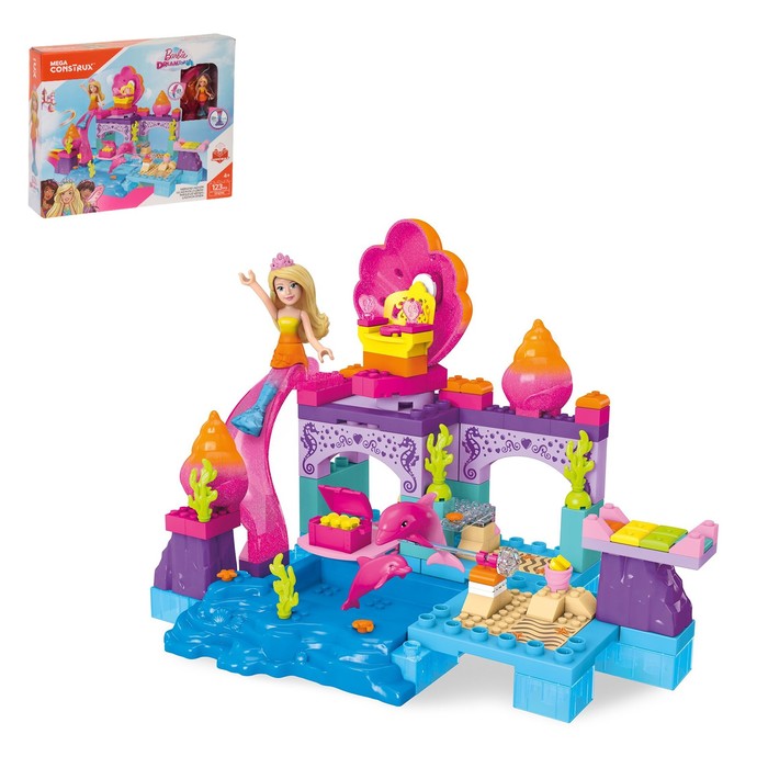 Конструктор "Лагуна русалок" MegaBloks, 123 детали