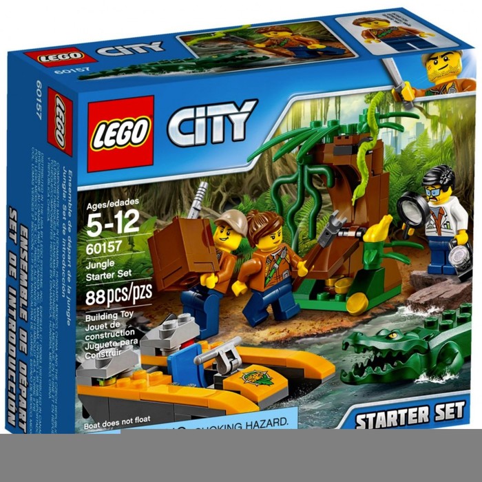 Конструктор "Джунгли. Набор для начинающих", 88 деталей